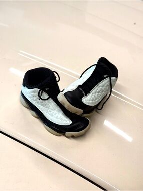 Jordan Two-Tone Black & White Low-Top Sneakers